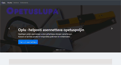 Desktop Screenshot of oplu.fi